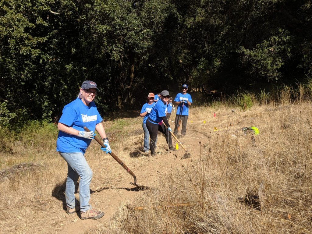 county employees at Riddell Preserve