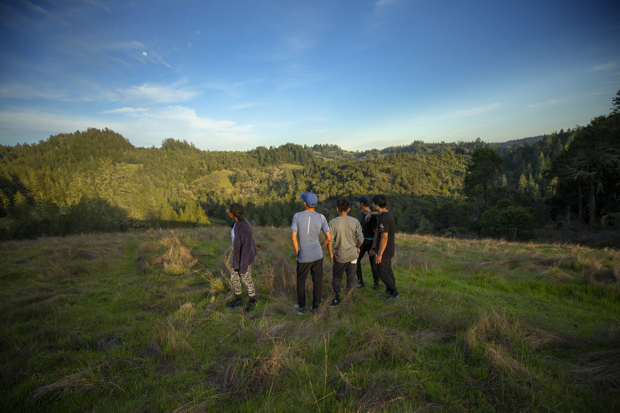 teens at bohemia ecological preserve